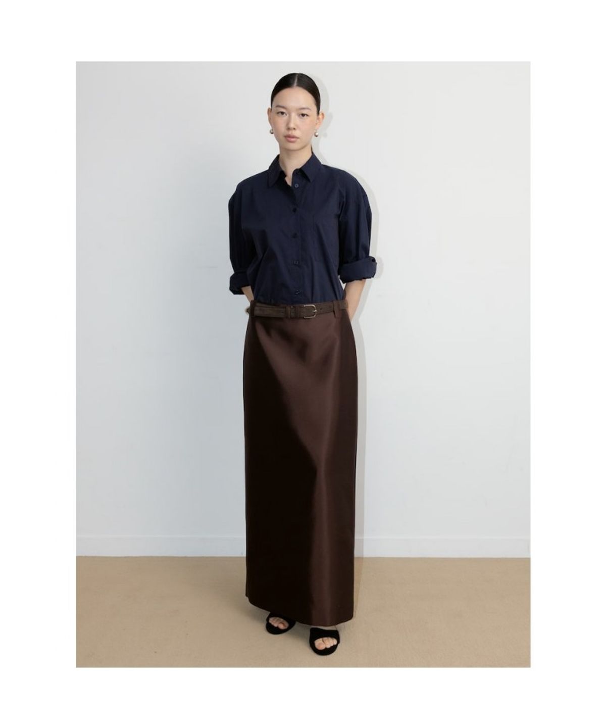 디애퍼처(THE APERTURE) Aperture Classic Shirt  Navy (TA6764A02R)