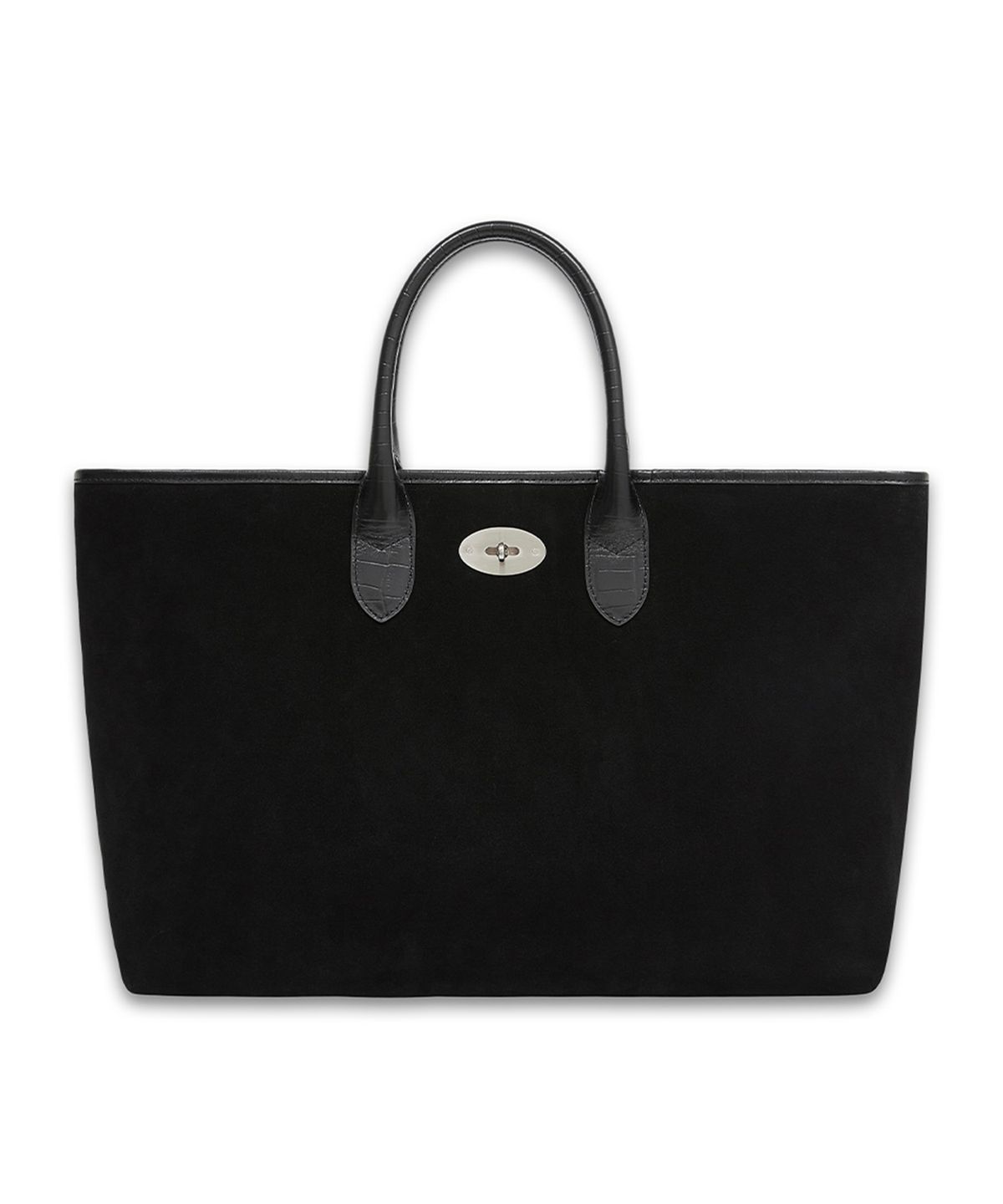 올클래식(ALLCLASSIC) Brera tote bag #1 [Black suede]