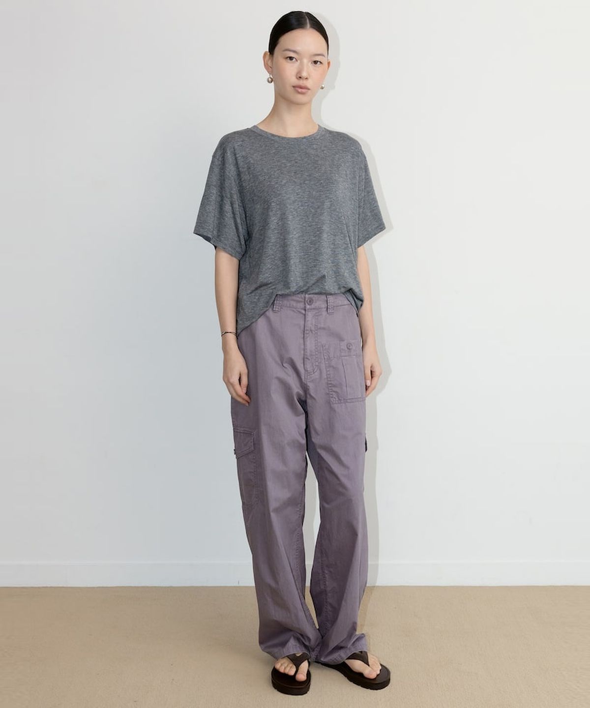 디애퍼처(THE APERTURE) [Unisex] Eddie Cargo Pants  Purple (TA6721U05U)