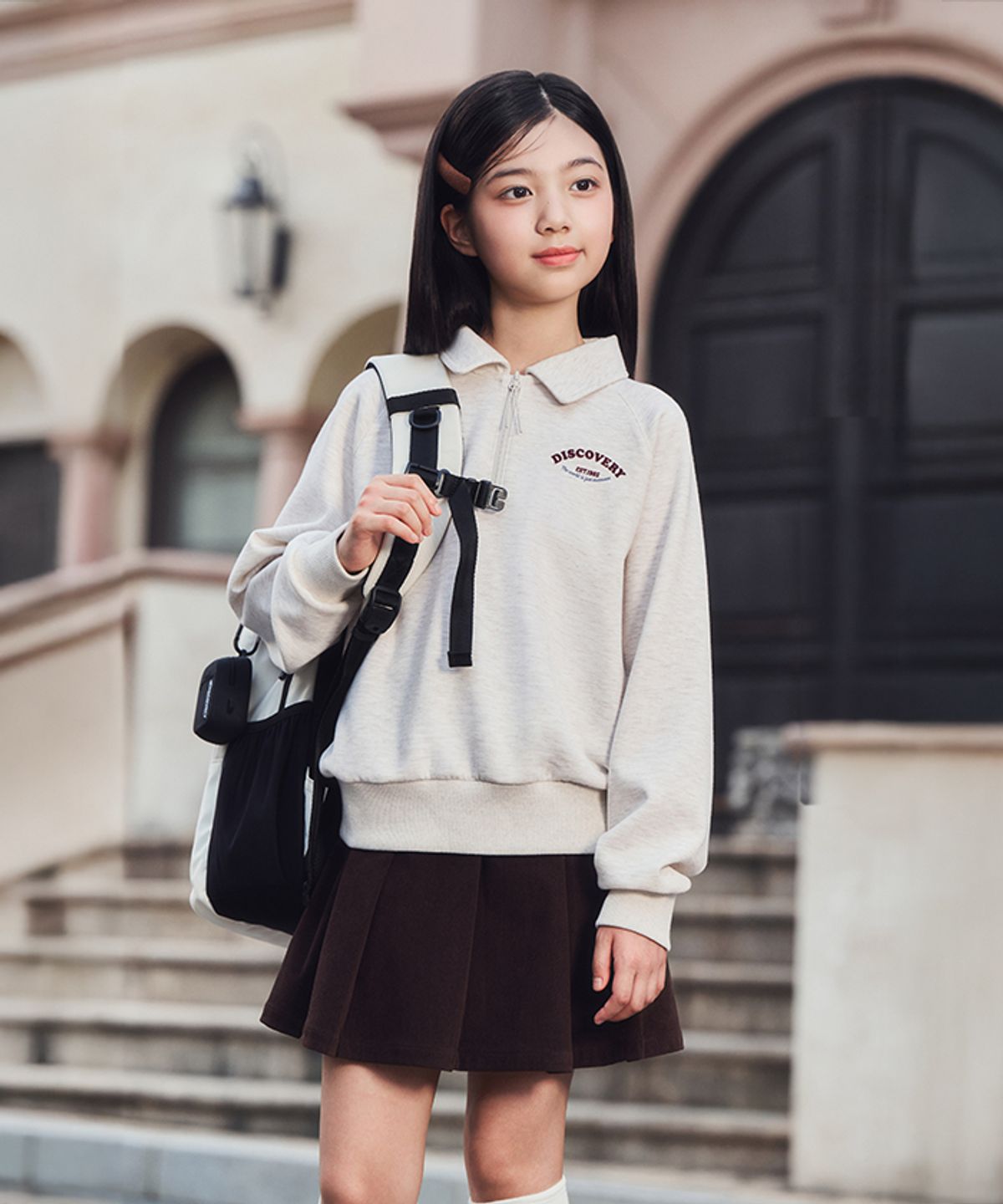 디스커버리 키즈(DISCOVERY KIDS) 여아 코듀로이 스커트 (D/BROWN)