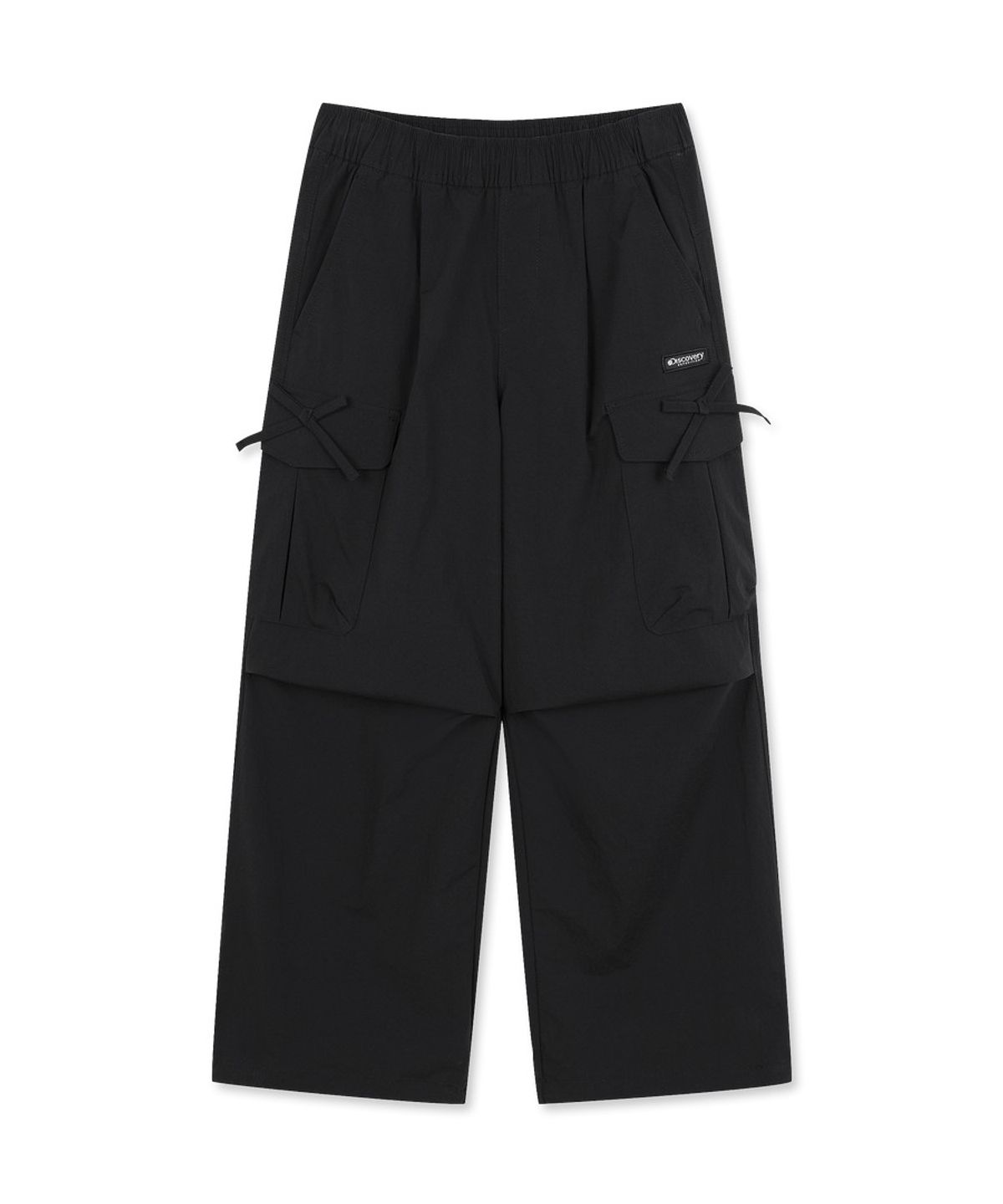 디스커버리 키즈(DISCOVERY KIDS) 여아 우븐 와이드 팬츠 (BLACK)