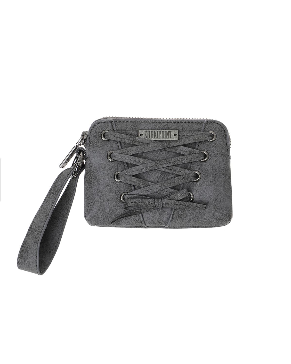 카키포인트(KHAKIPOINT) Eyelet Card Wallet (gray)