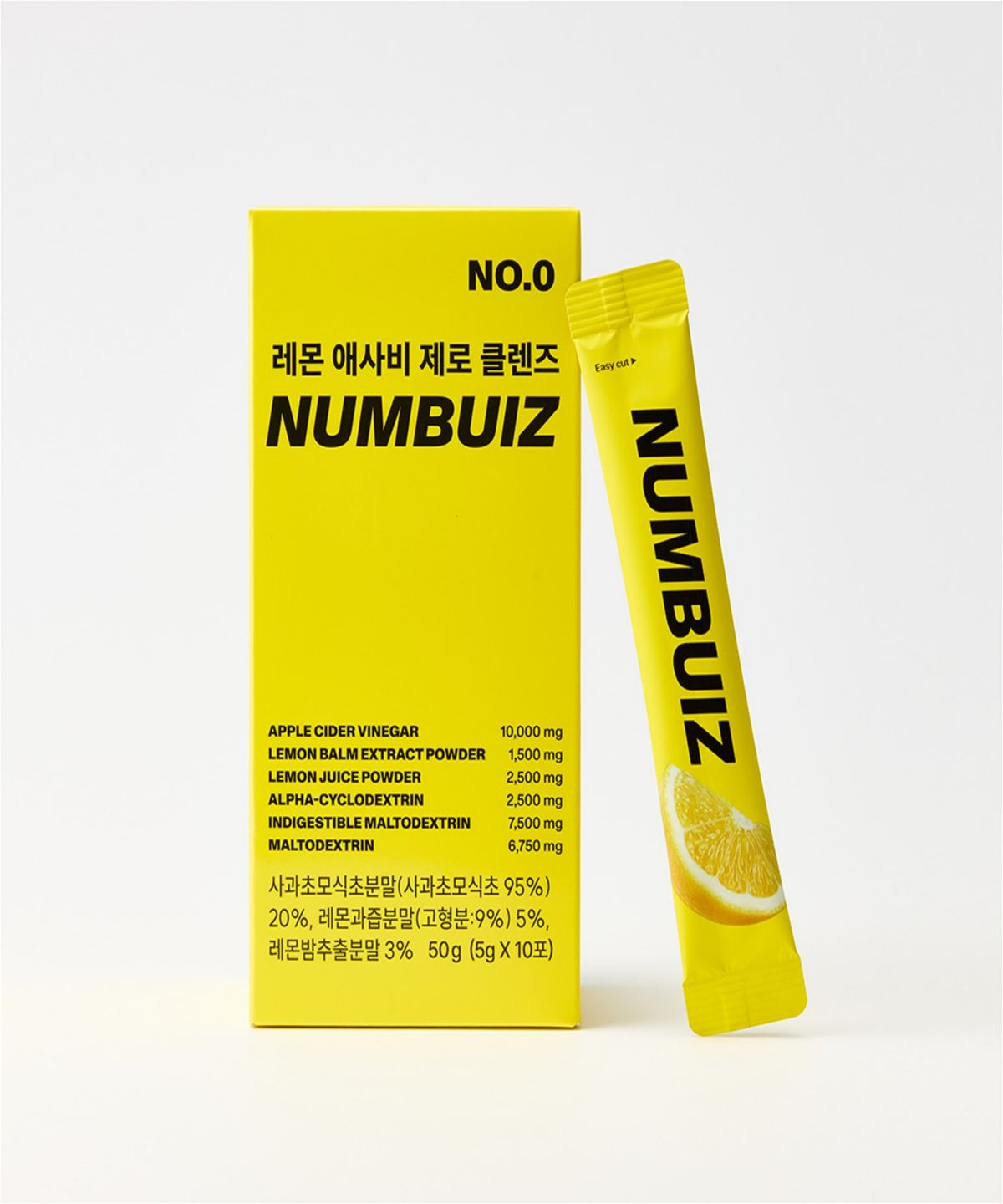 넘버이즈(NUMBUIZ) 넘버이즈 NO.0 레몬 애사비 제로 클렌즈 1 BOX (10포)