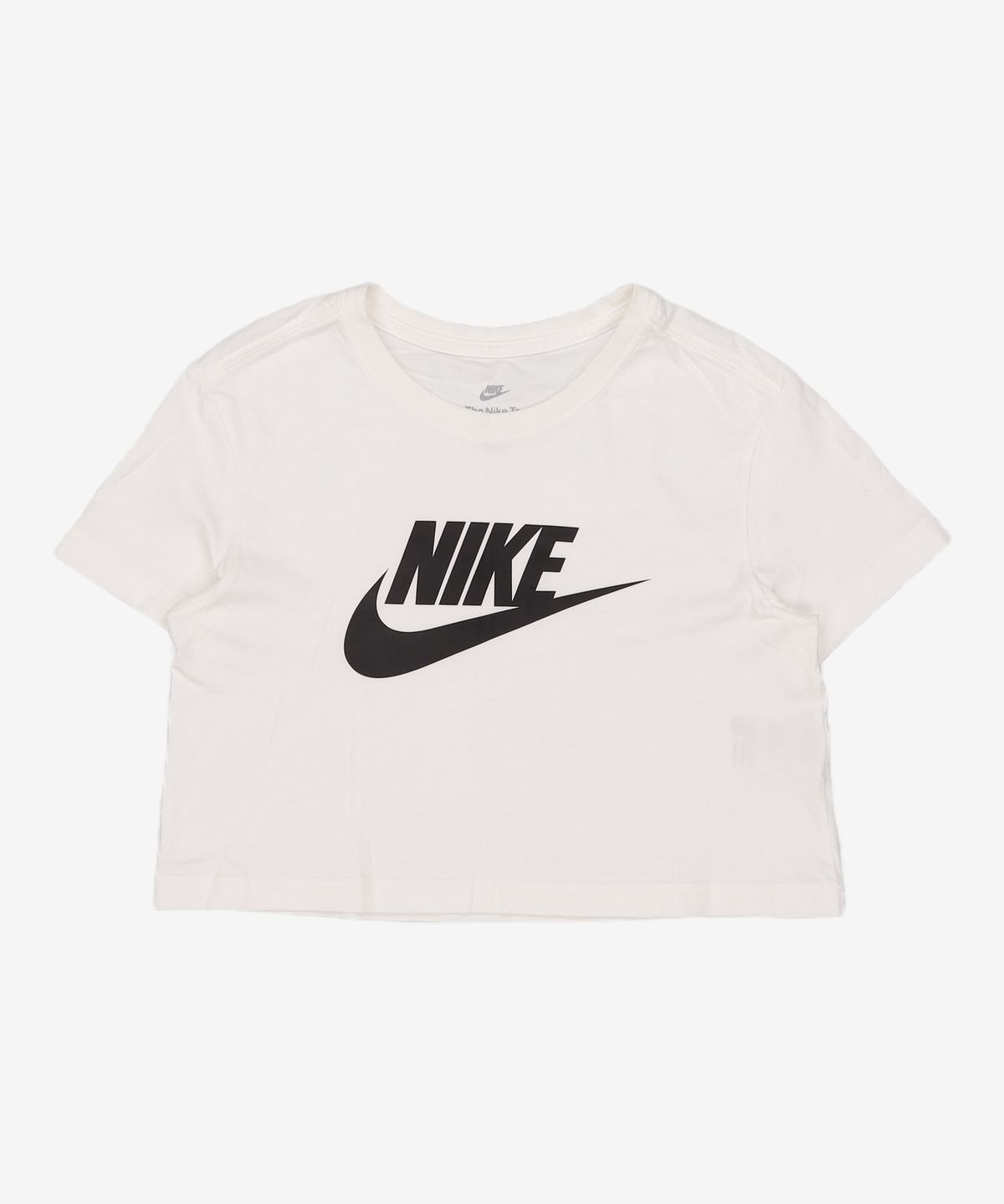나이키(NIKE) 스포츠웨어 에센셜 크롭 티셔츠 W - 화이트:블랙 / BV6176-100 XS