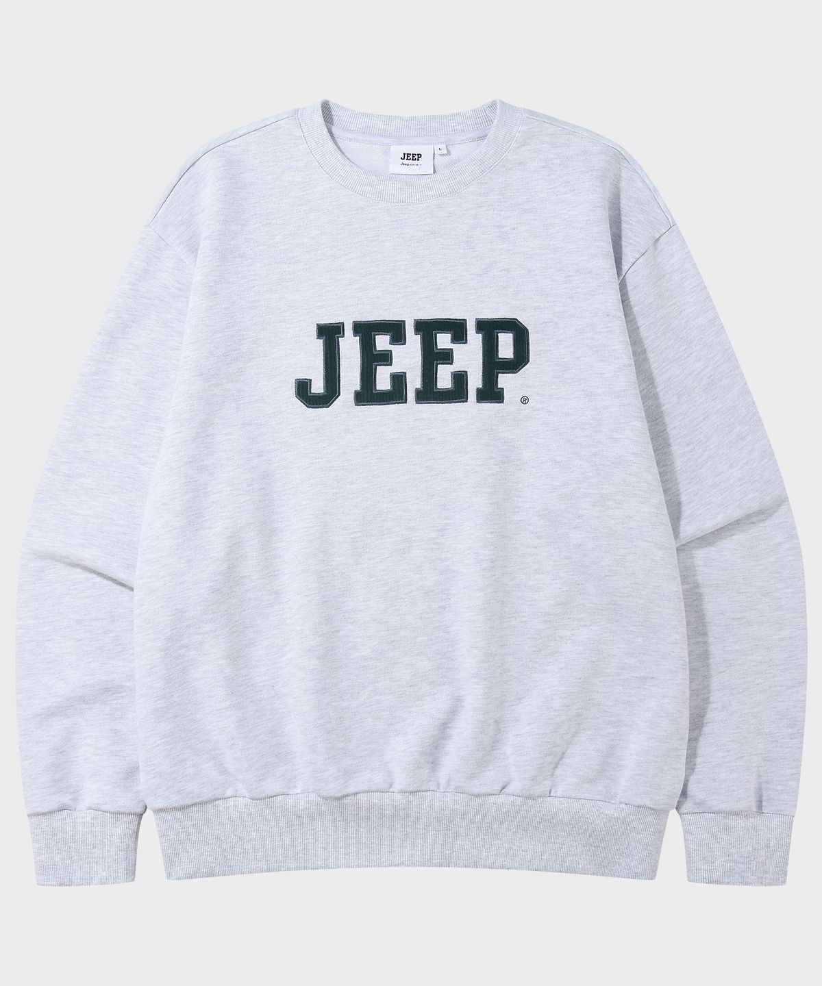 지프(JEEP) 무스 코듀로이 빅로고 맨투맨 (JR5TSU826MW)