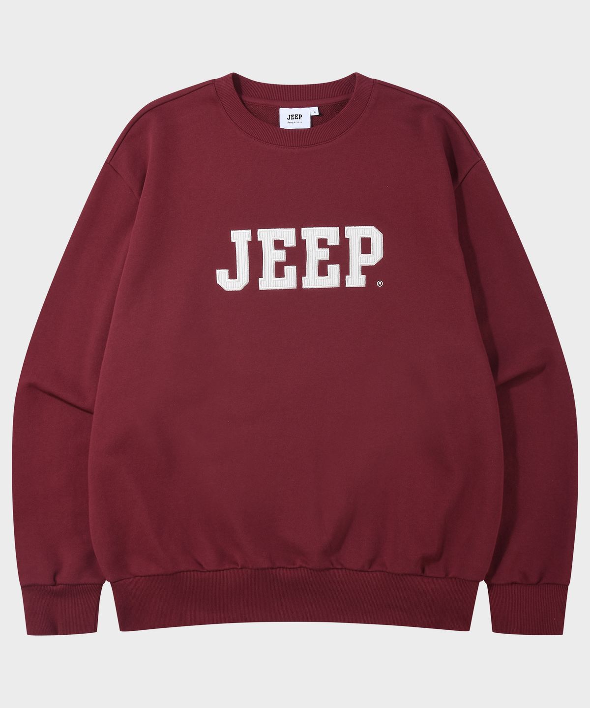지프(JEEP) 무스 코듀로이 빅로고 맨투맨 (JR5TSU826BG)