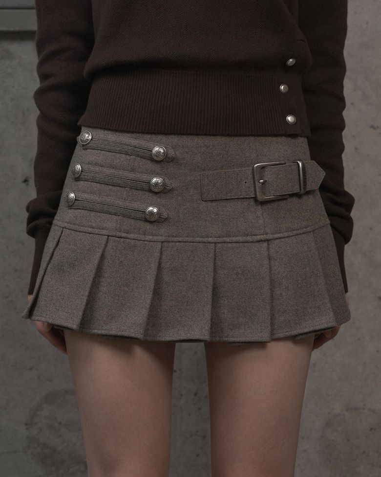 Napoleon Belt Skirt (beige)