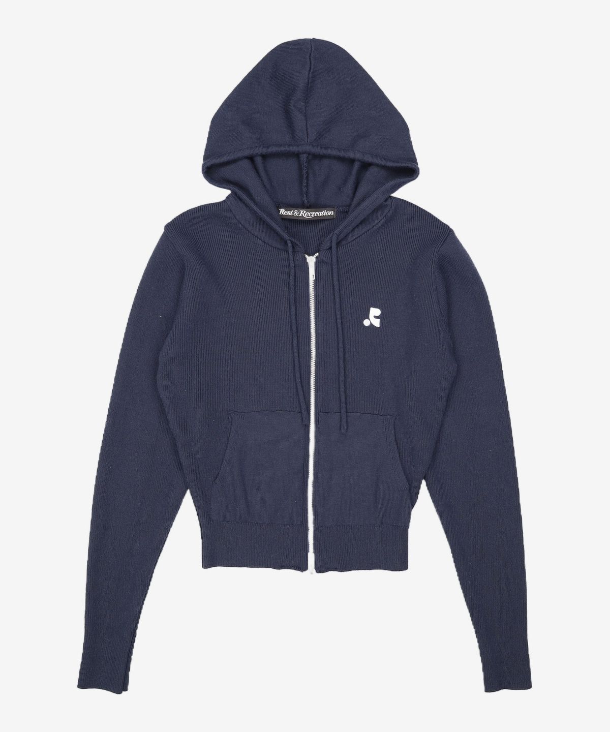 레스트앤레크레이션(REST&RECREATION) 2WAY KNIT HOOD ZIP-UP_NAVY XS