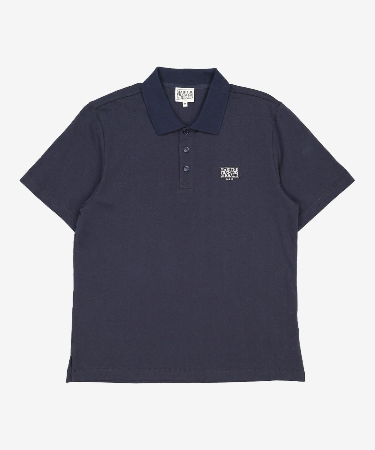 마리떼 프랑소와 저버(MARITHÉ + FRANҪOIS GIRBAUD) SMALL CLASSIC LOGO PK COLLAR TEE navy M