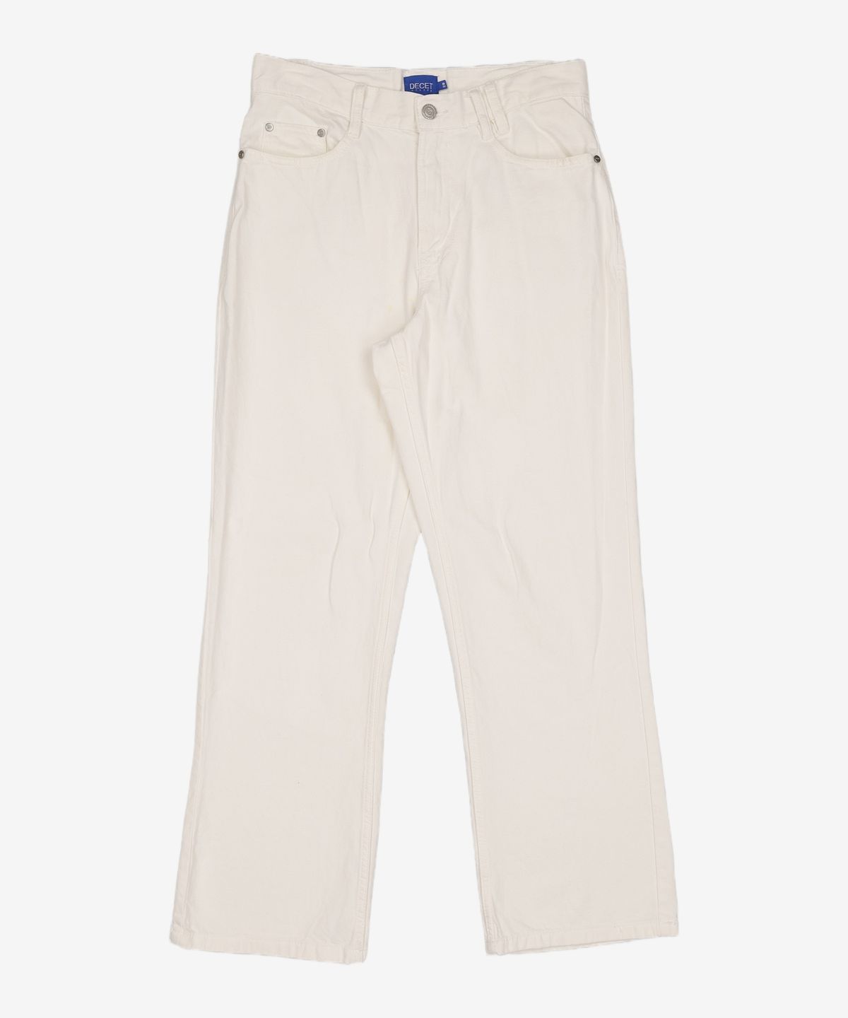 데케트(DECET) [여름원단]Semi Wide Jeans DCPT003Ivory 28