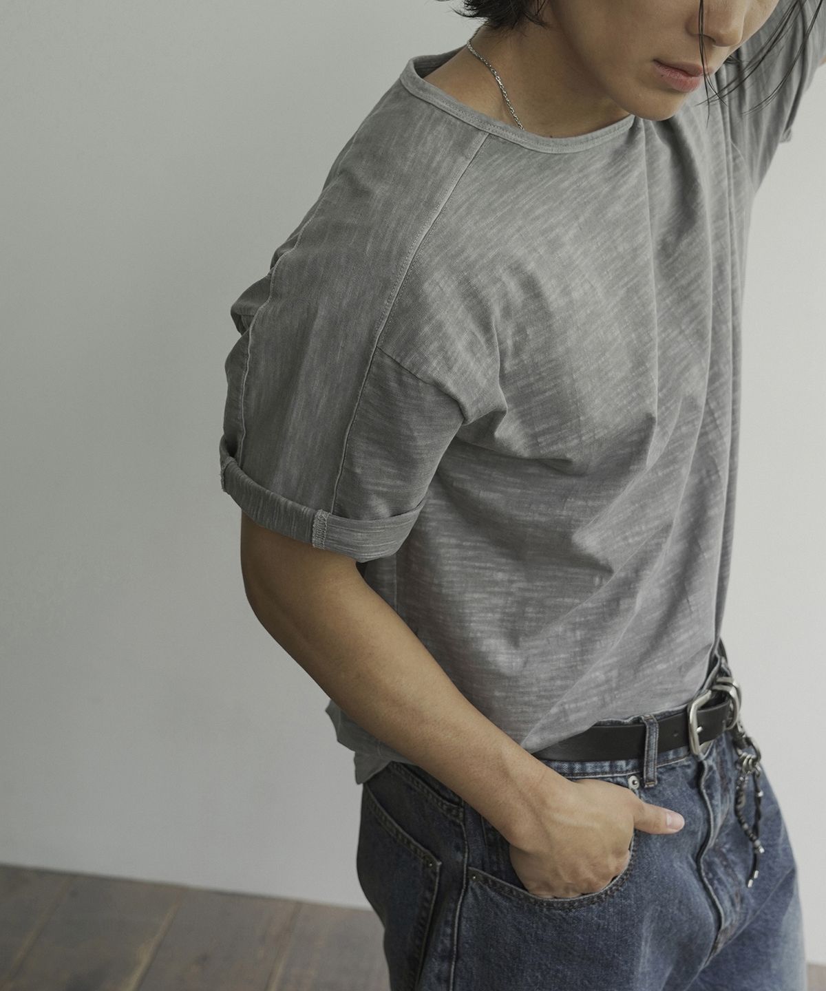 시도(SIIIIDO) MAXIMUS HALF T SHIRT(GREY)