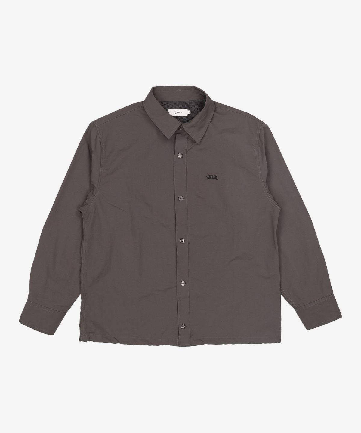 예일(YALE) NYLON  COACH SHIRT CHARCOAL S