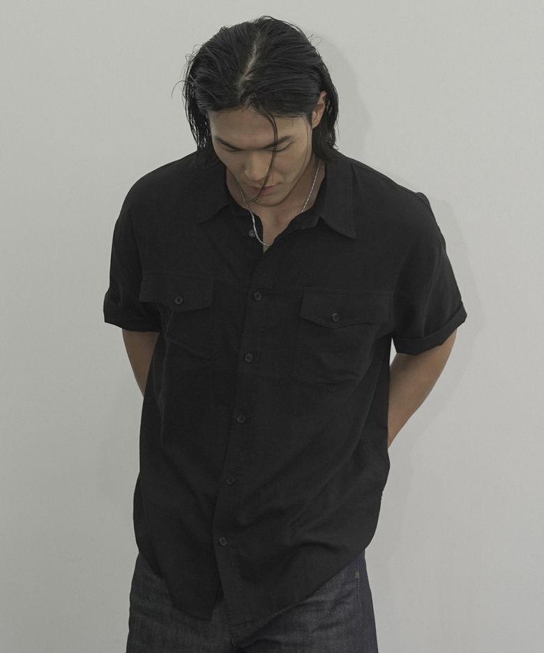 SENATOR HALF SHIRT(BLACK)