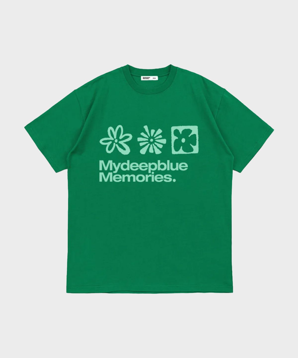 마이딥블루메모리즈(MY DEEP BLUE MEMORIES) MM BWL ARTWORK T-SHIRTS (GREEN)