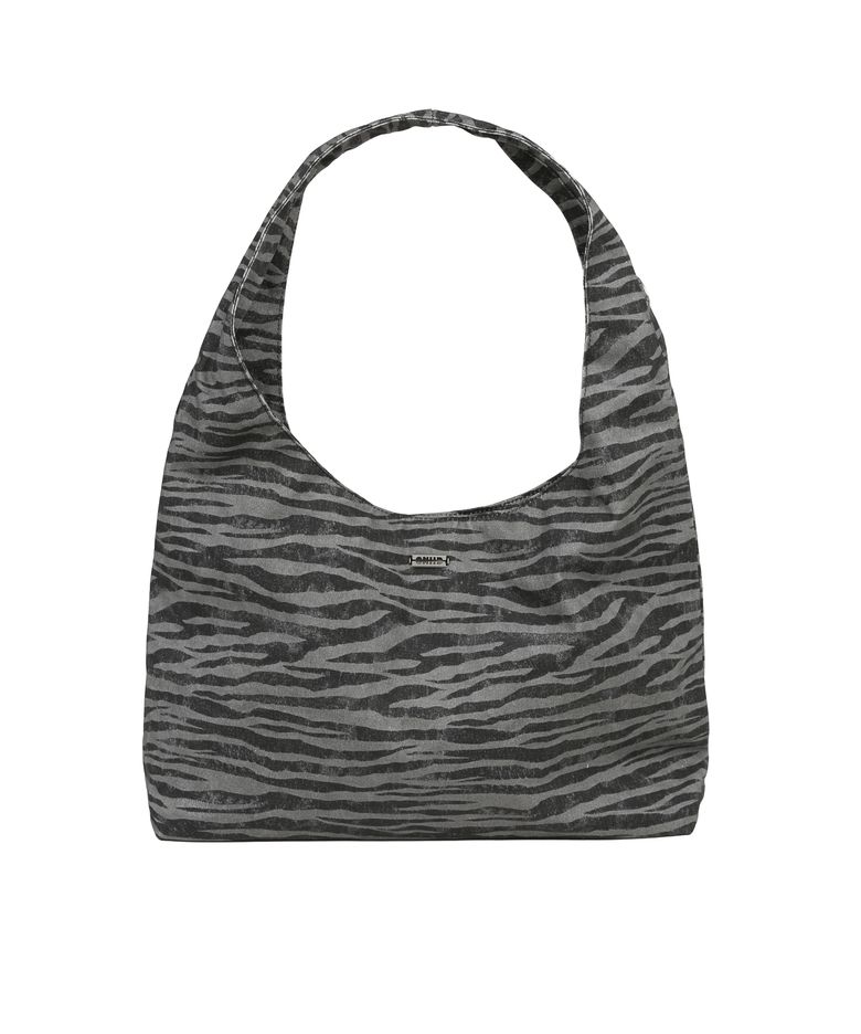 ZEBRA SHOULDER BAG [CHARCOAL]