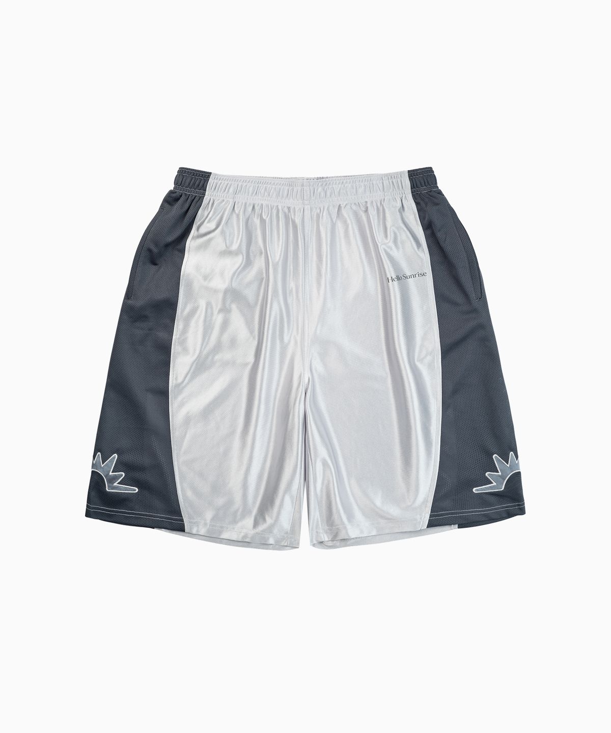 헬로 선라이즈(HELLO SUNRISE) HS Basketball Shorts_Silver