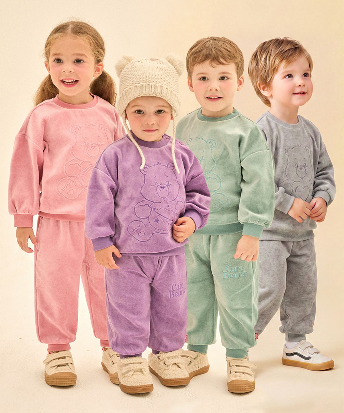 케어베어(CAREBEARS) 케어베어즈 코지 벨로아 상하복