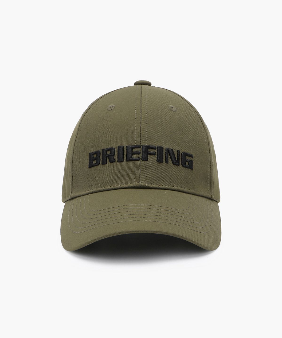 브리핑 골프(BRIEFING GOLF) 남자 빅 로고 스트럭쳐 캡 VER 2_카키