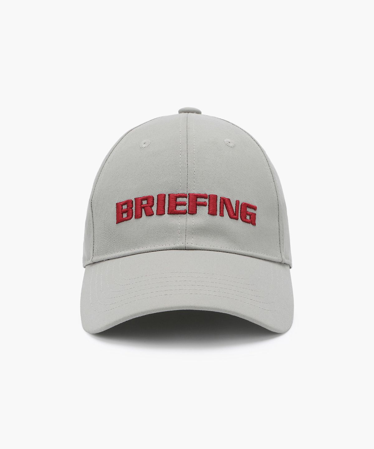 브리핑 골프(BRIEFING GOLF) 남자 빅 로고 스트럭쳐 캡 VER 2_라이트 그레이