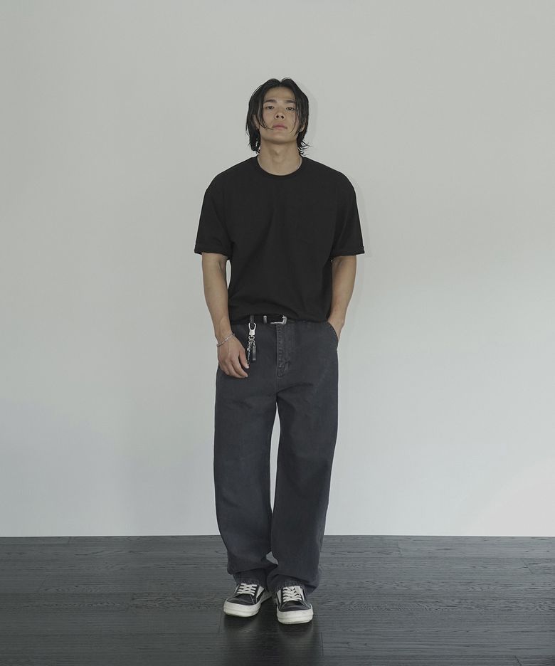 ARMOR HALF T SHIRT(BLACK)