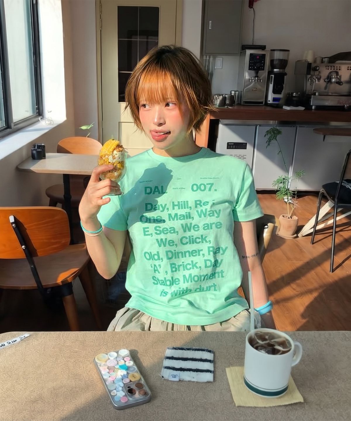 더트(DURT) OUR DAILY CROP TEE (MINT)