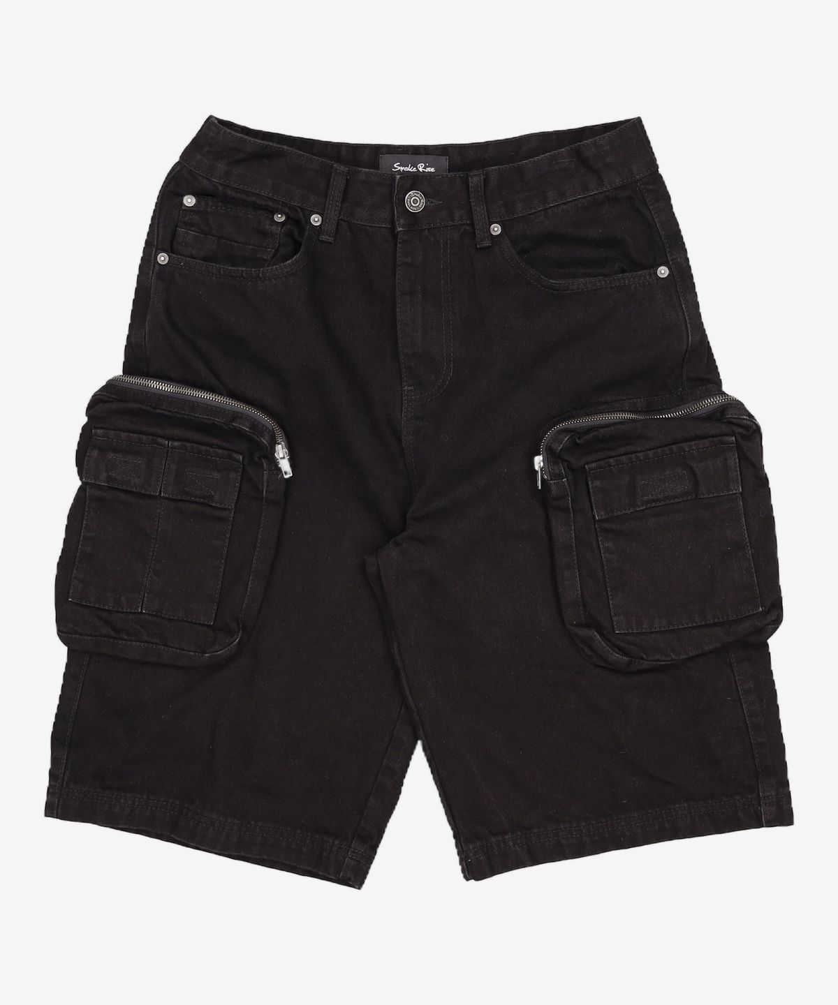 스모크라이즈(SMOKERISE) BK CARGO DENIM SHORTS 30