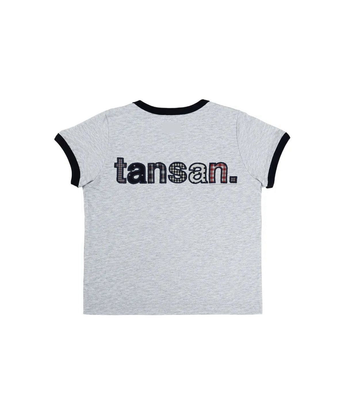 탄산마그네슘(TANSANMAGNESIUM) 탄산 아플리케 링거 티셔츠 (스카이블루)