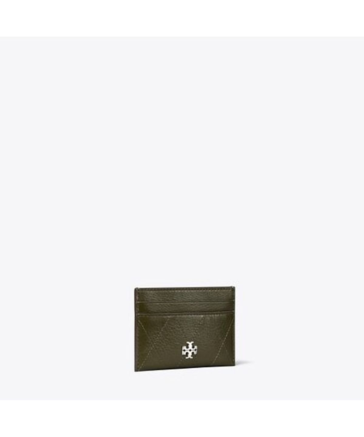 토리버치(TORYBURCH) 찰리 퀼팅 카드 케이스 - 레초