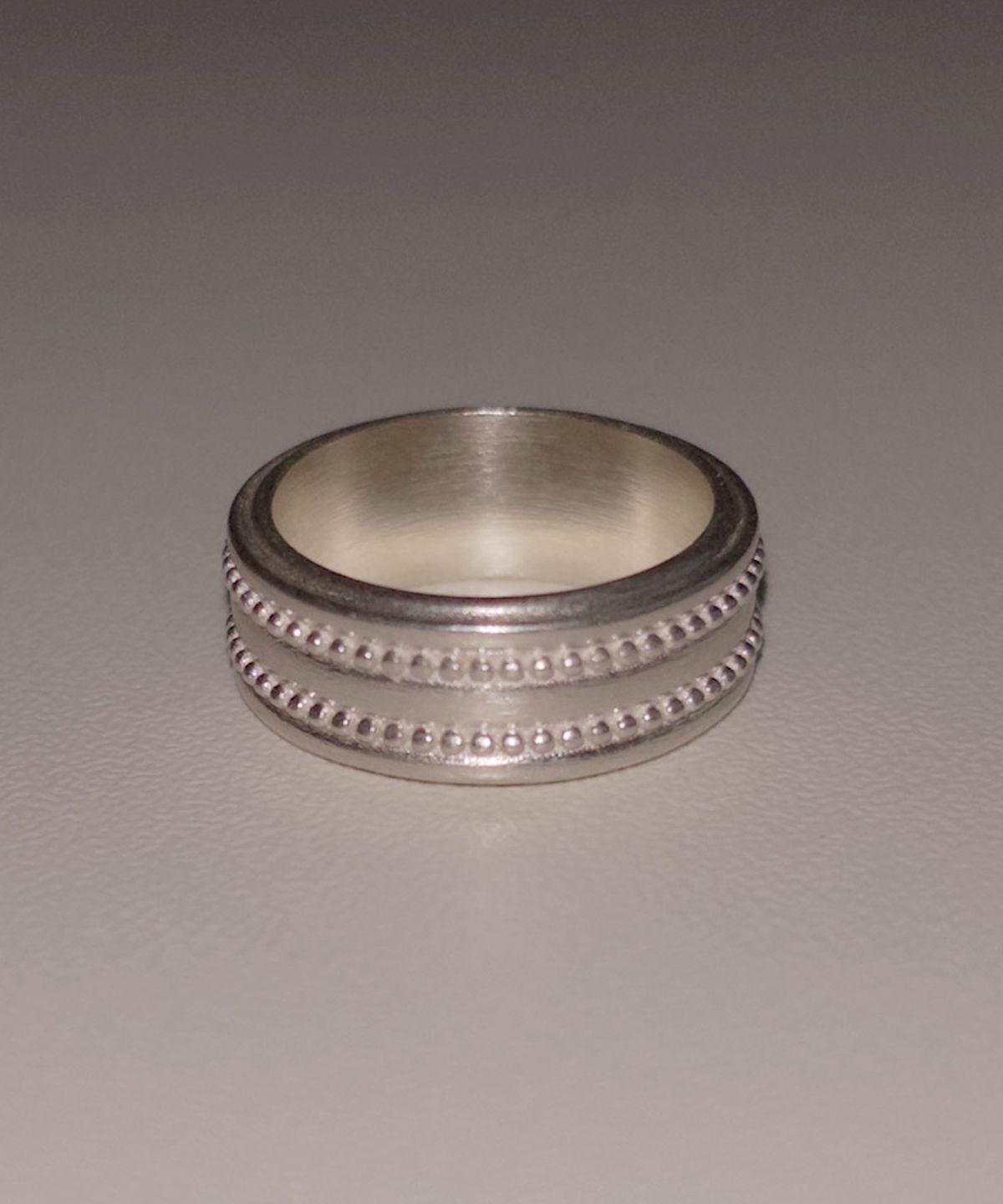 페어오브러브(PAIR OF LOVE) Flute Knurled Double Ring