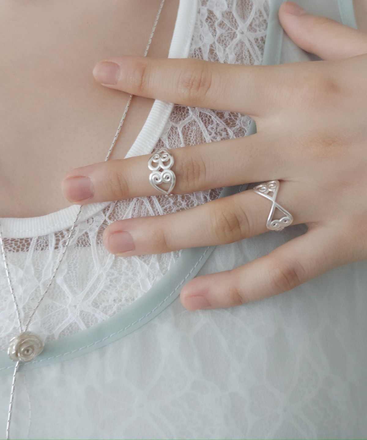 페어오브러브(PAIR OF LOVE) Paris Heart Rolling Ring