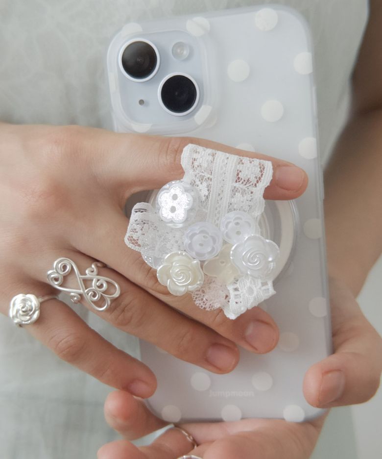 [MAG SAFE]Dreamy Lace Button Tok
