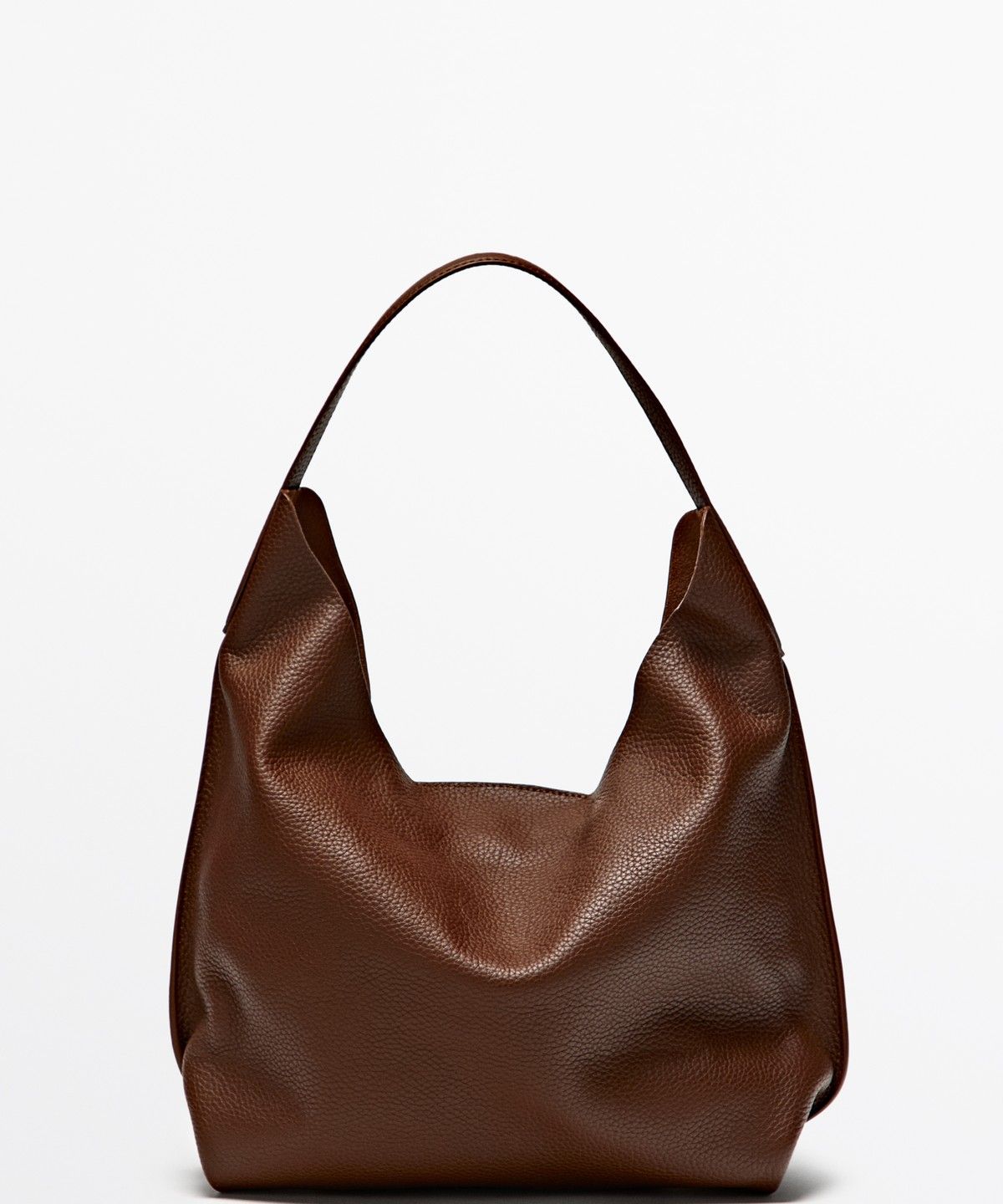 마시모두띠(MASSIMO DUTTI) 나파 가죽 미디엄 숄더백