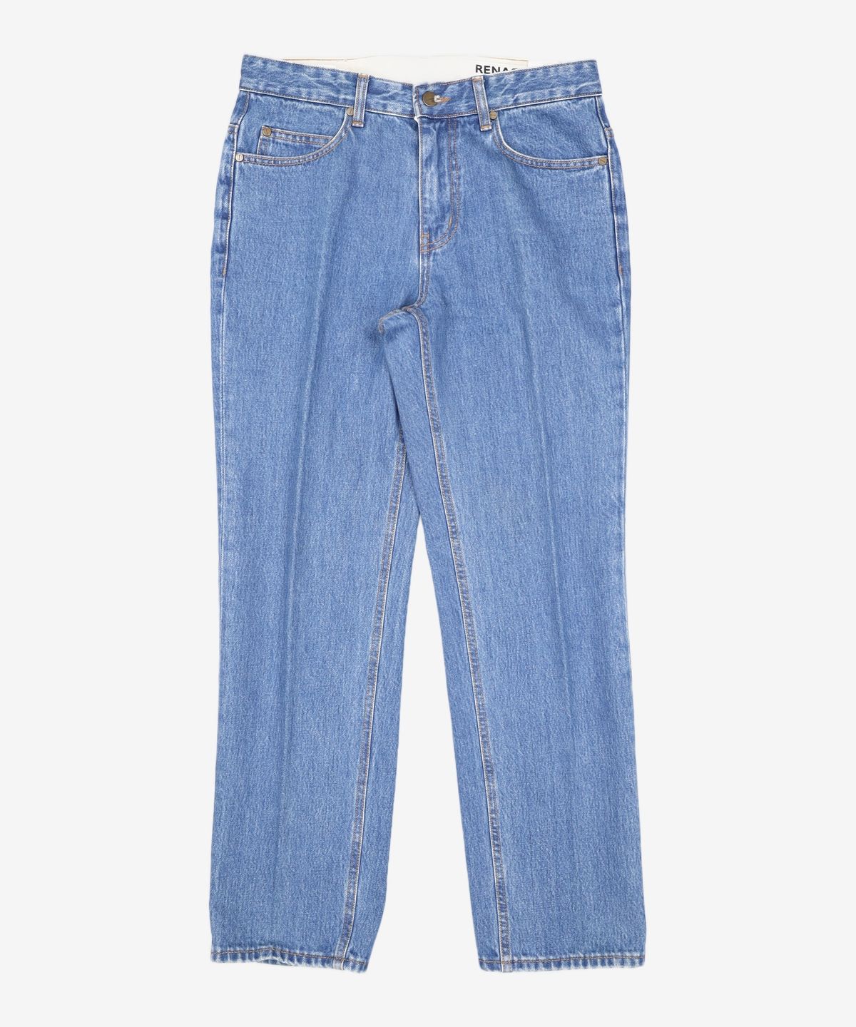 리넥츠(RENACTS) Tailored Straight Denim Pants [M.Blue] 2