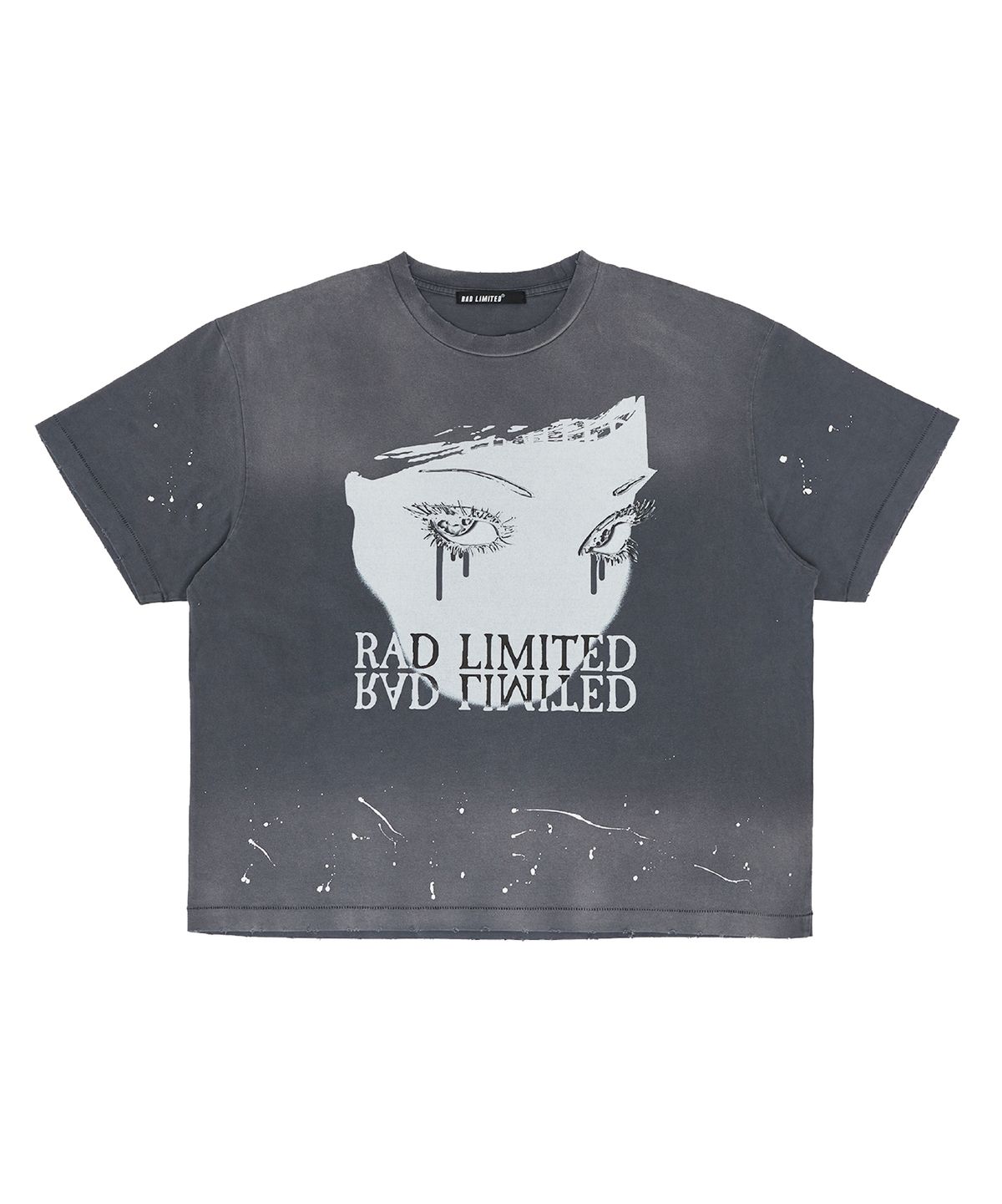 라드리미티드(RAD LIMITED) 크라이 티셔츠 빈티지 블랙