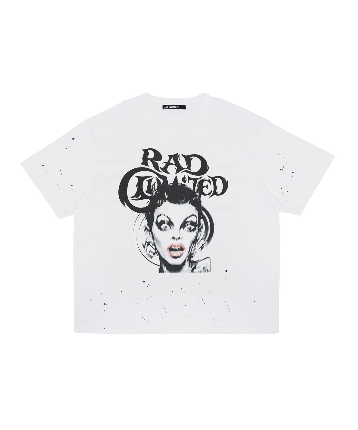 라드리미티드(RAD LIMITED) 데빌 걸 티셔츠 화이트