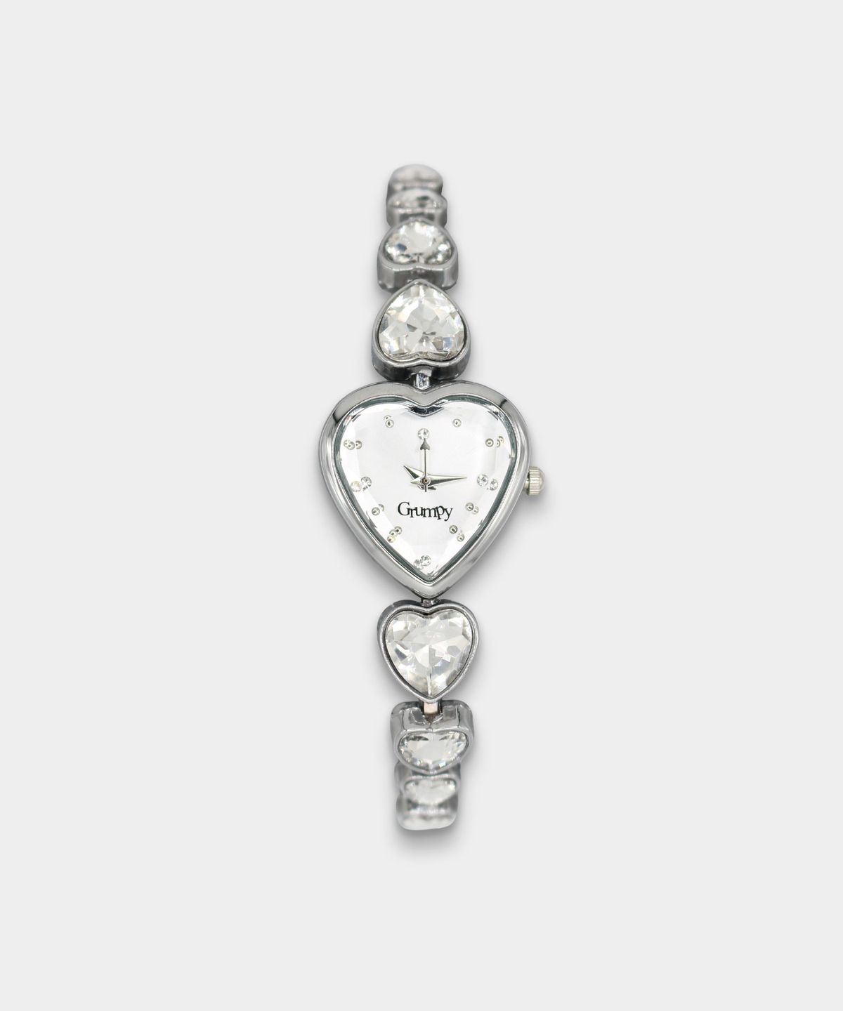 그럼피스터프(GRUMPY STUFF) Crystal Heart Frame Watch
