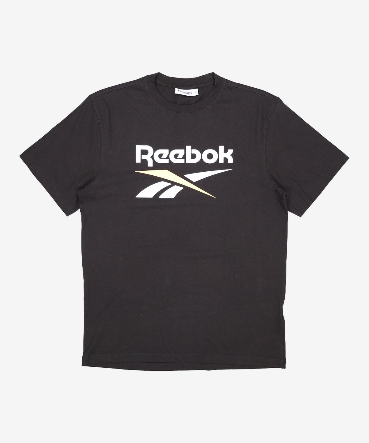 리복(REEBOK) [FI2301] 리복 오리지널 벡터 티셔츠 - 블랙:오렌지 L