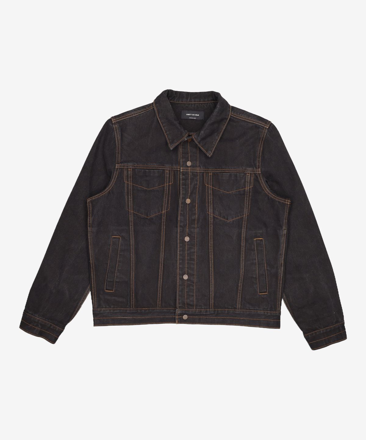 86로드(86ROAD) ROSE STITCH POINT DENIM JACKET BLACK L