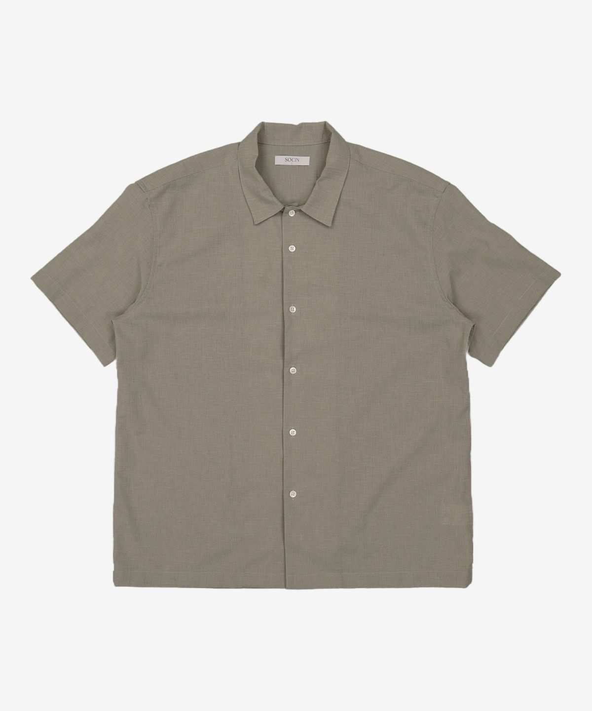소신(SOCIN) Crinkled Voile Half Shirts (Mint) L