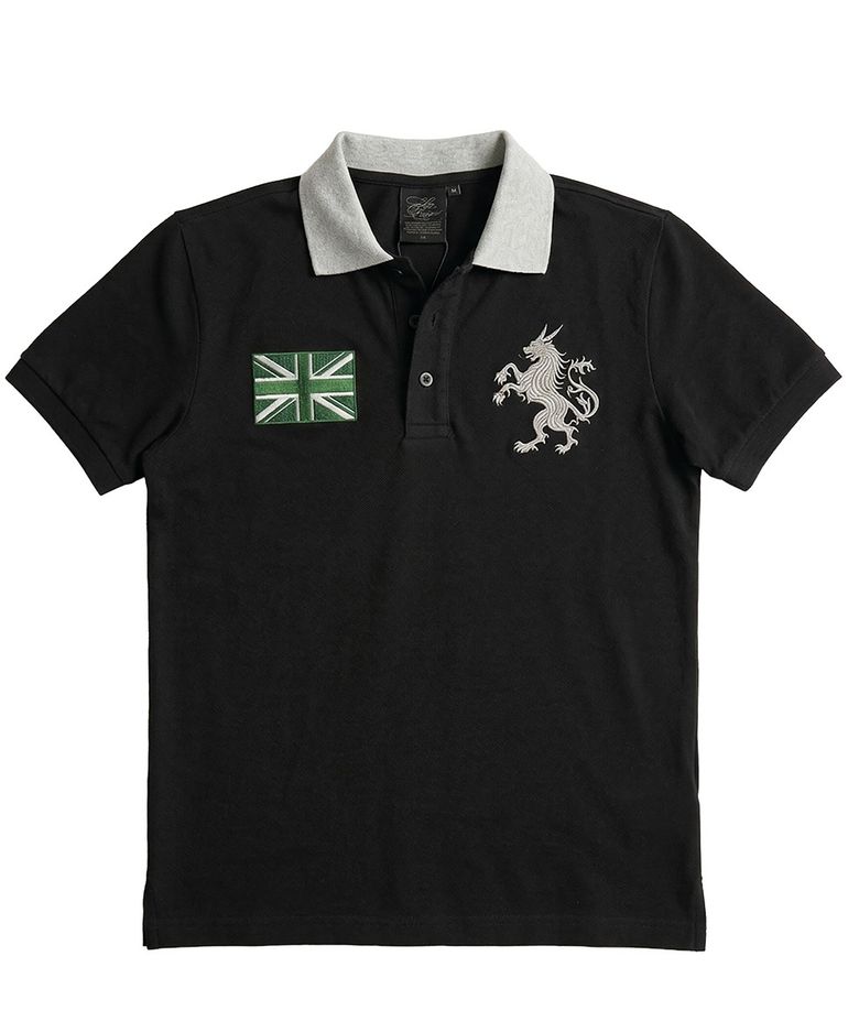 Heritage Emblem Cropped Polo Shirt