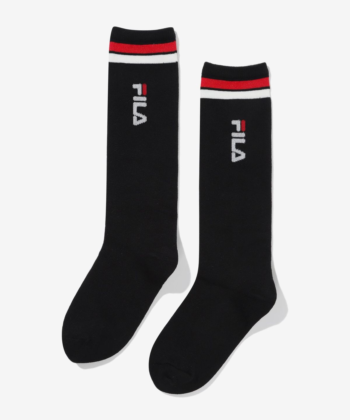 휠라 키즈(FILA KIDS) 리니어로고 니삭스(FK3SCF5351XBLK)