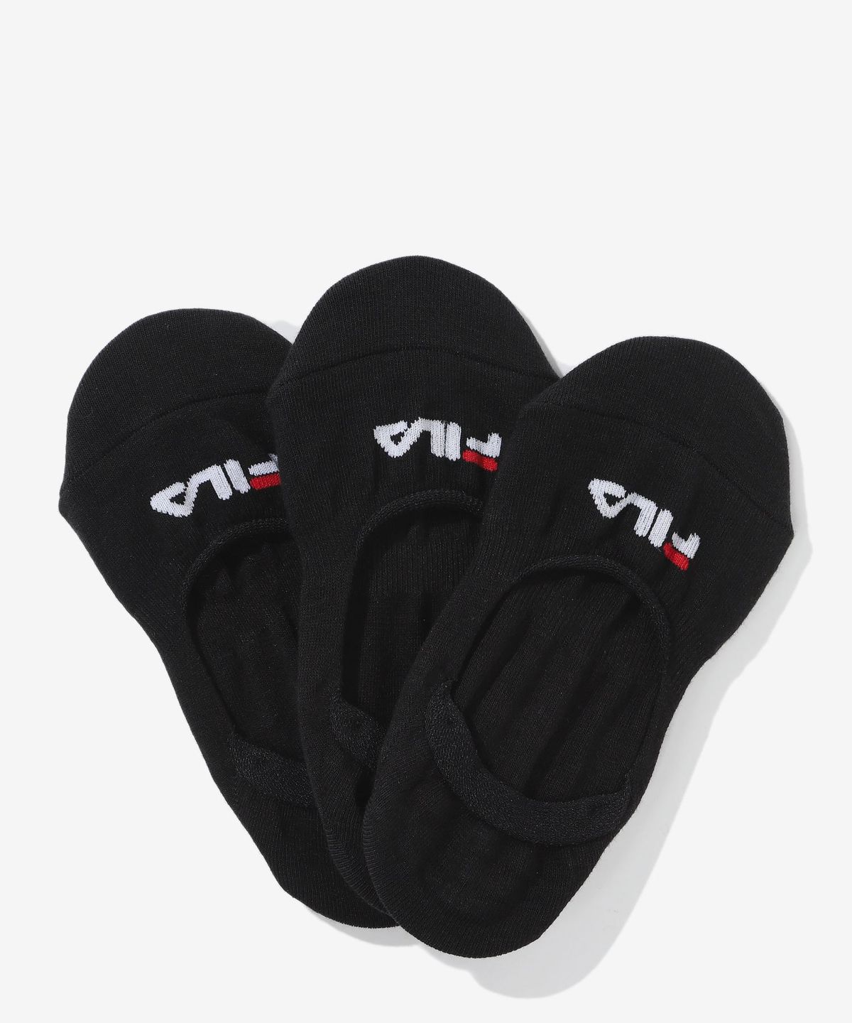 휠라 키즈(FILA KIDS) 키즈 3매입 베이직 로고 덧신양말(FK3SCF5377XBLK)