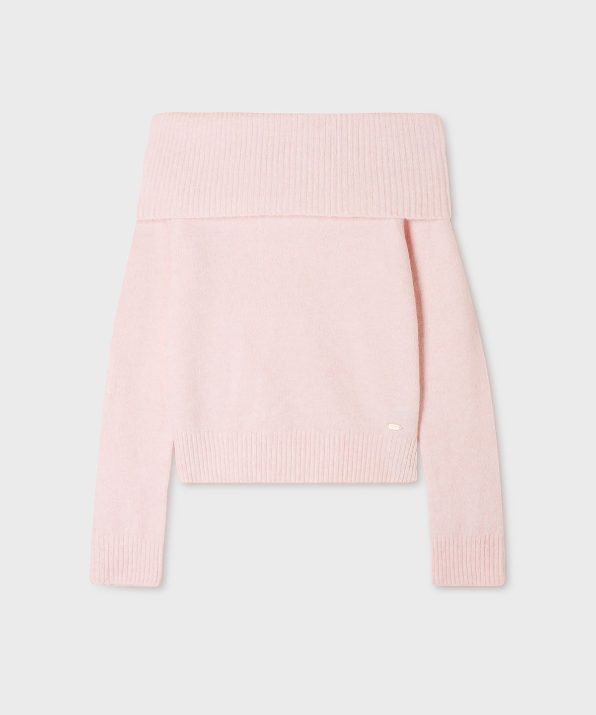 후아유(WHO.A.U) Folded Off-Shoulder Pullover / WHKAG4937F