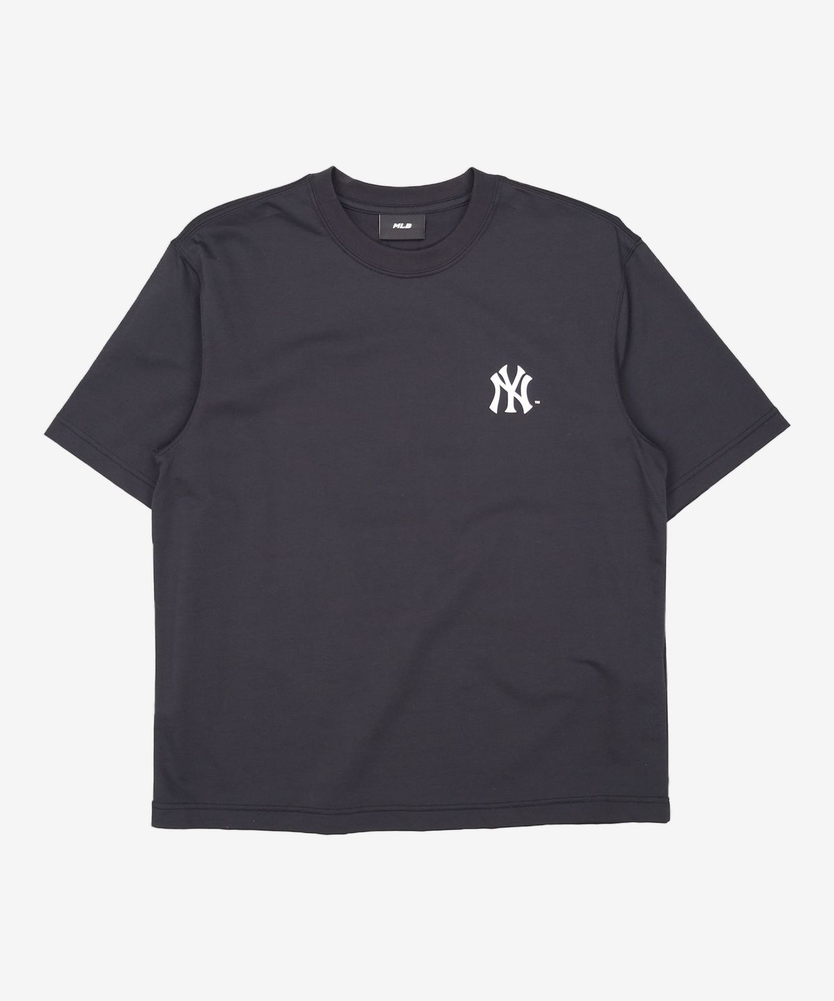 엠엘비(MLB) 빈티지 스포티브 컬시브 그래픽 반팔 티셔츠 NY (Black) M
