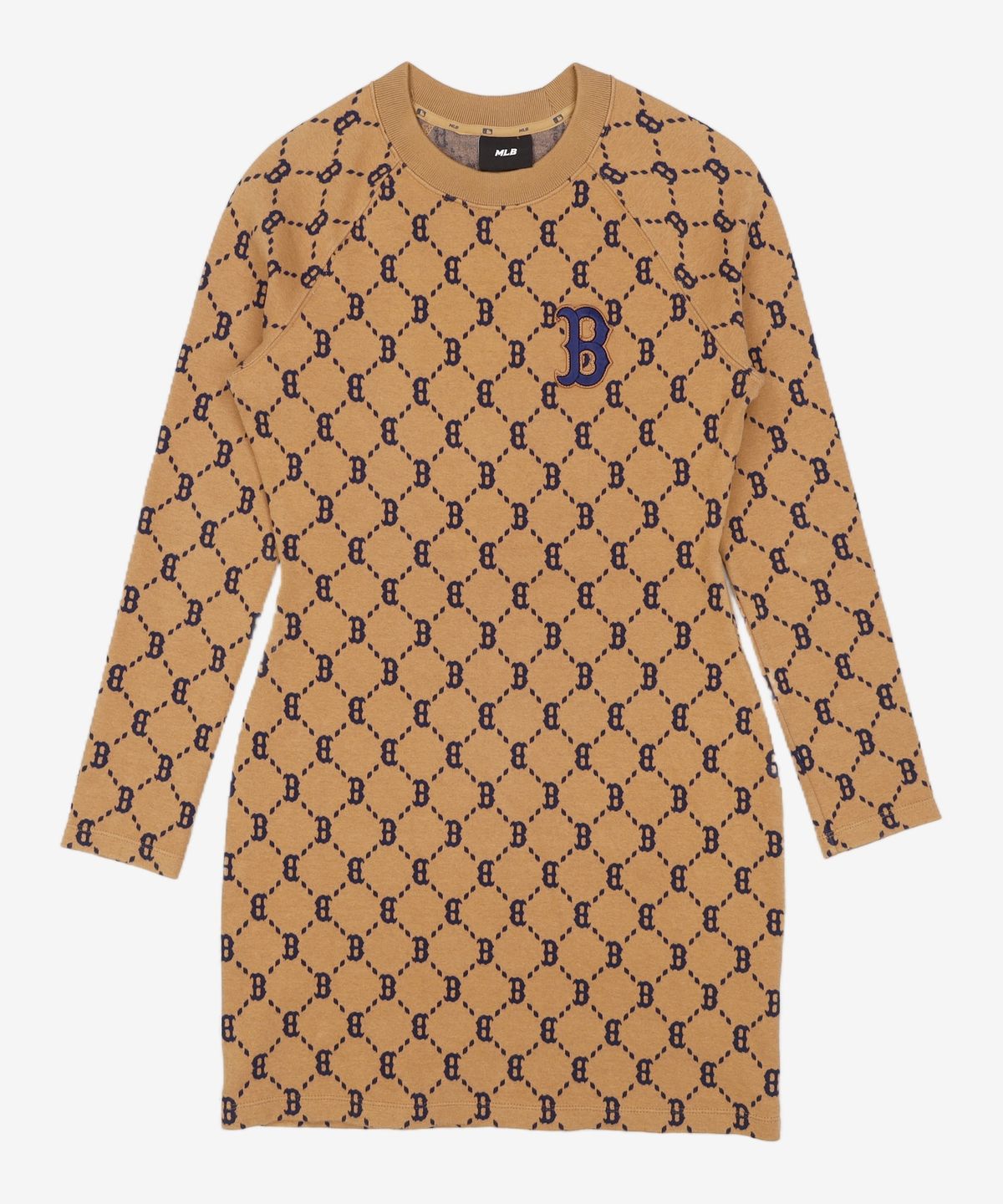 엠엘비(MLB) 여성 다이아 모노그램 슬림핏 원피스 B (D.Beige) M