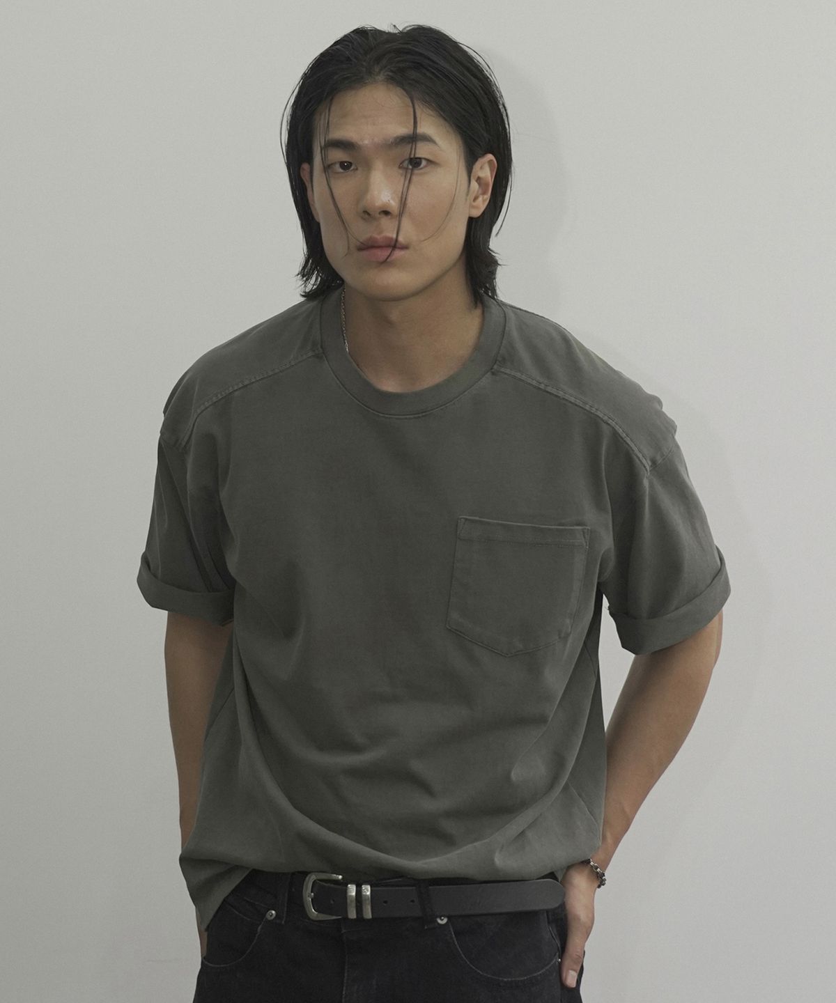 시도(SIIIIDO) JUBA HALF T SHIRT(KHAKI)
