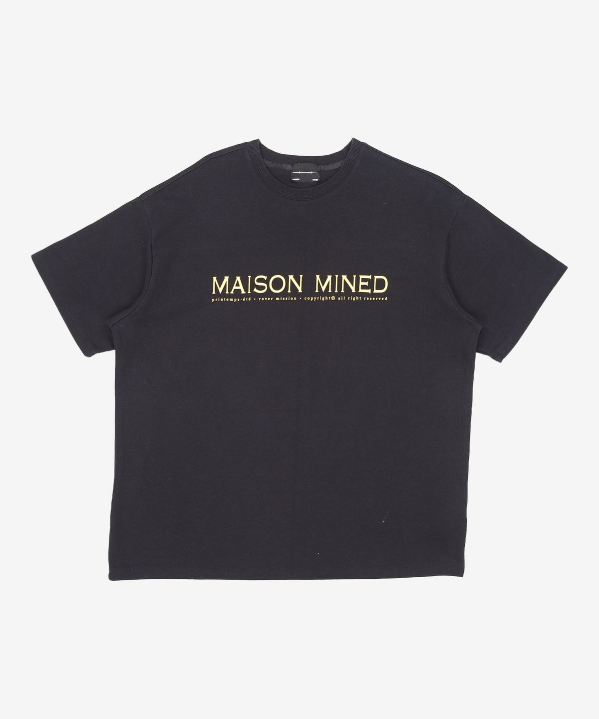 메종미네드(MAISON MINED) M-LOGO HALF SLEEVE BLACK L