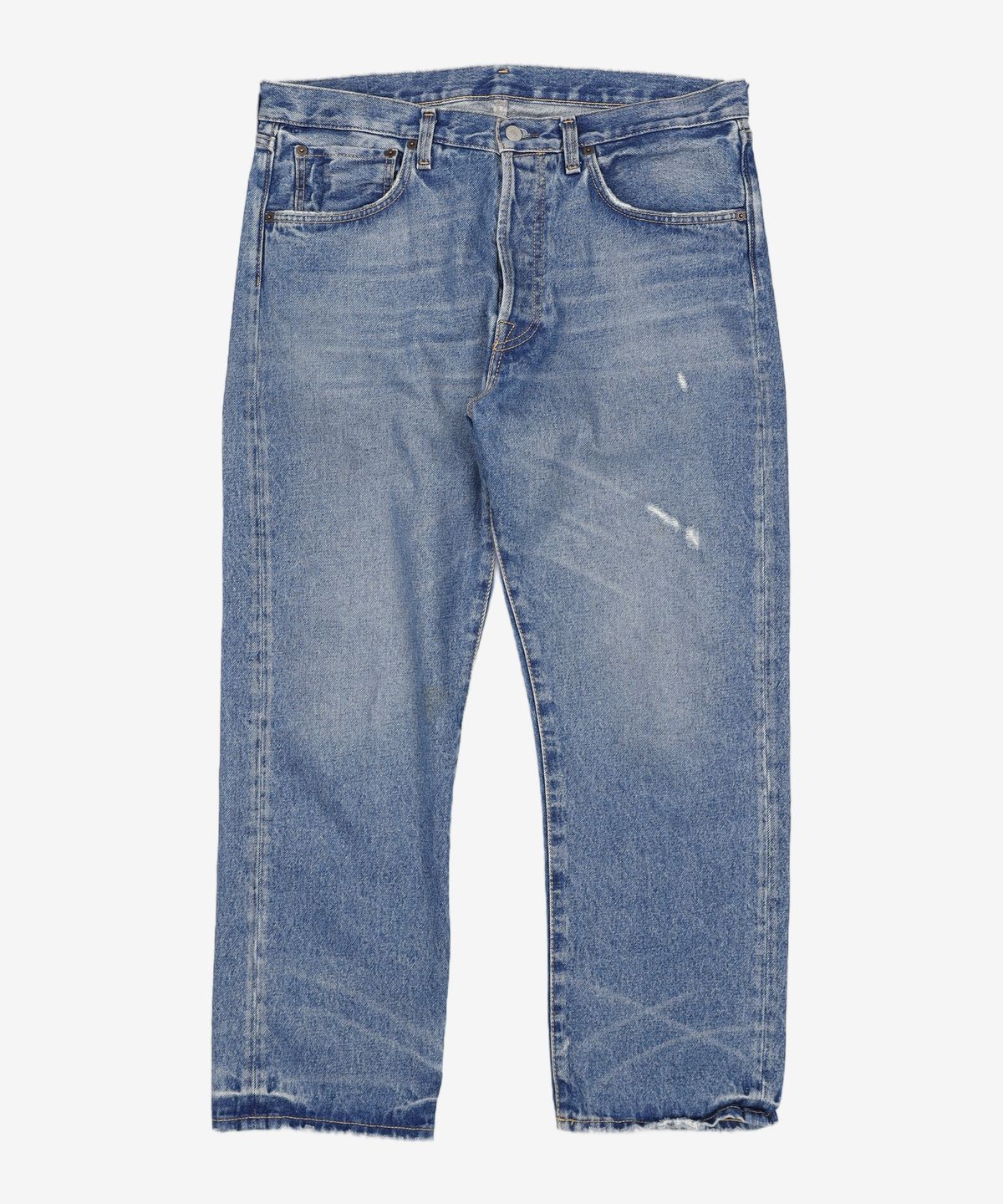 아크네 스튜디오(ACNE STUDIOS) 남성 루즈핏 데님 팬츠 - 미드 블루 / B00149863 L