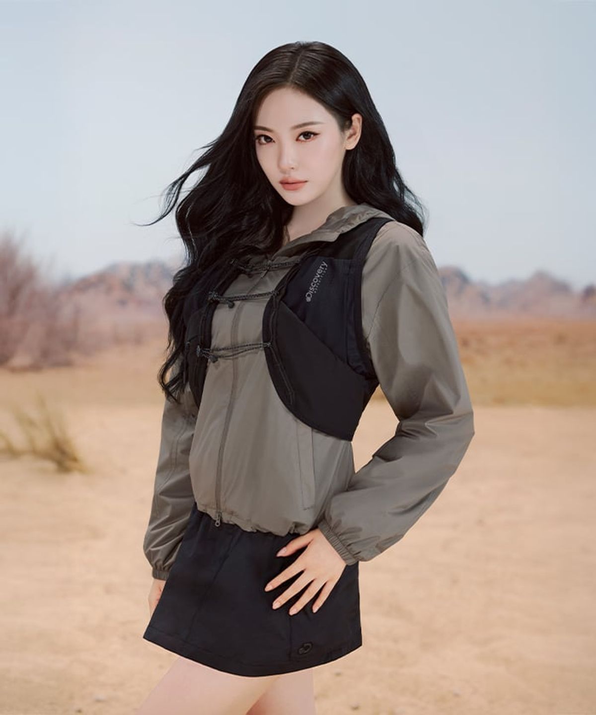 디스커버리 익스페디션(DISCOVERY EXPEDITION) 액티브 러닝 베스트 (BLACK)