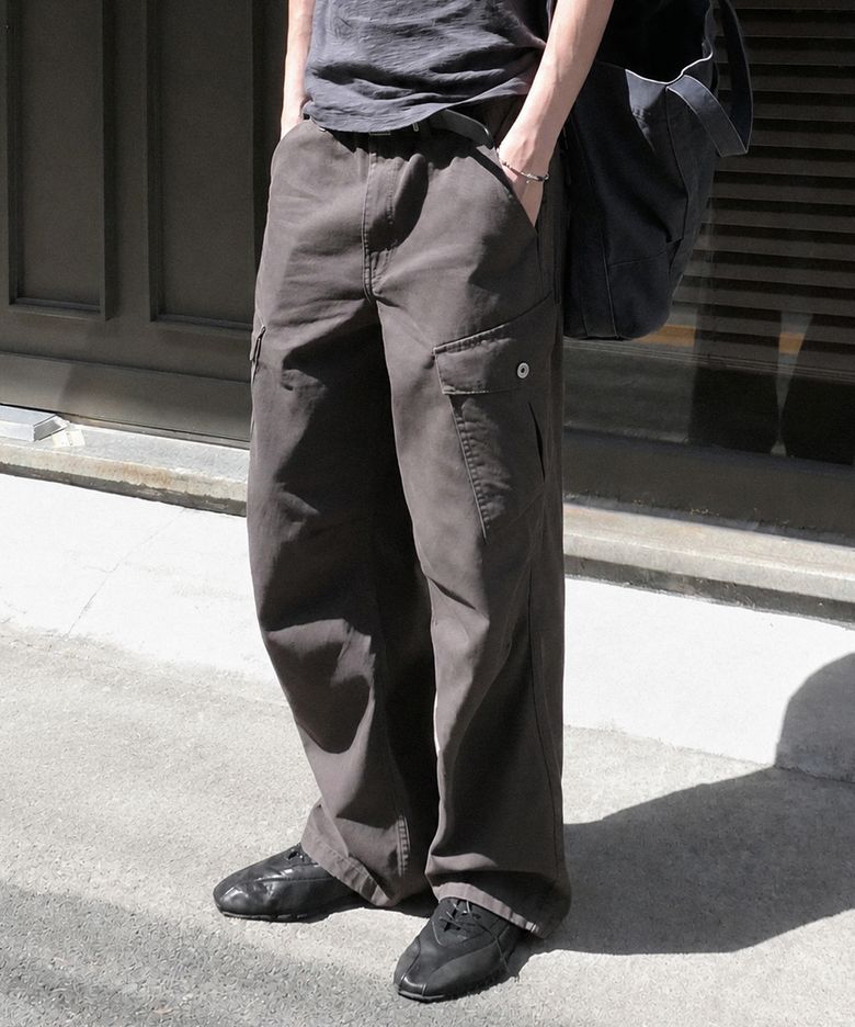 UNIFORM CARGO PANTS [DEEP BROWN]